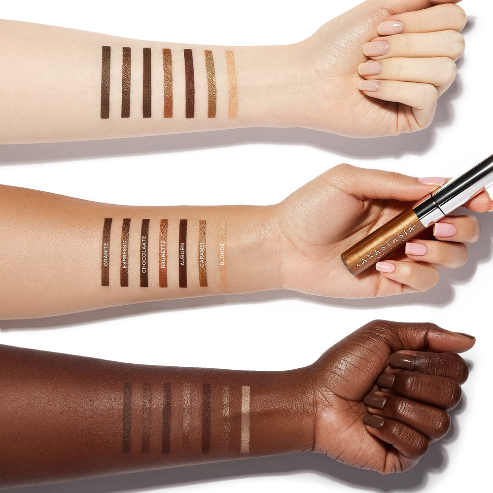 Anastasia Beverly Hills sourcils 7-teintes disponibles, choix adapté à chaque couleur.