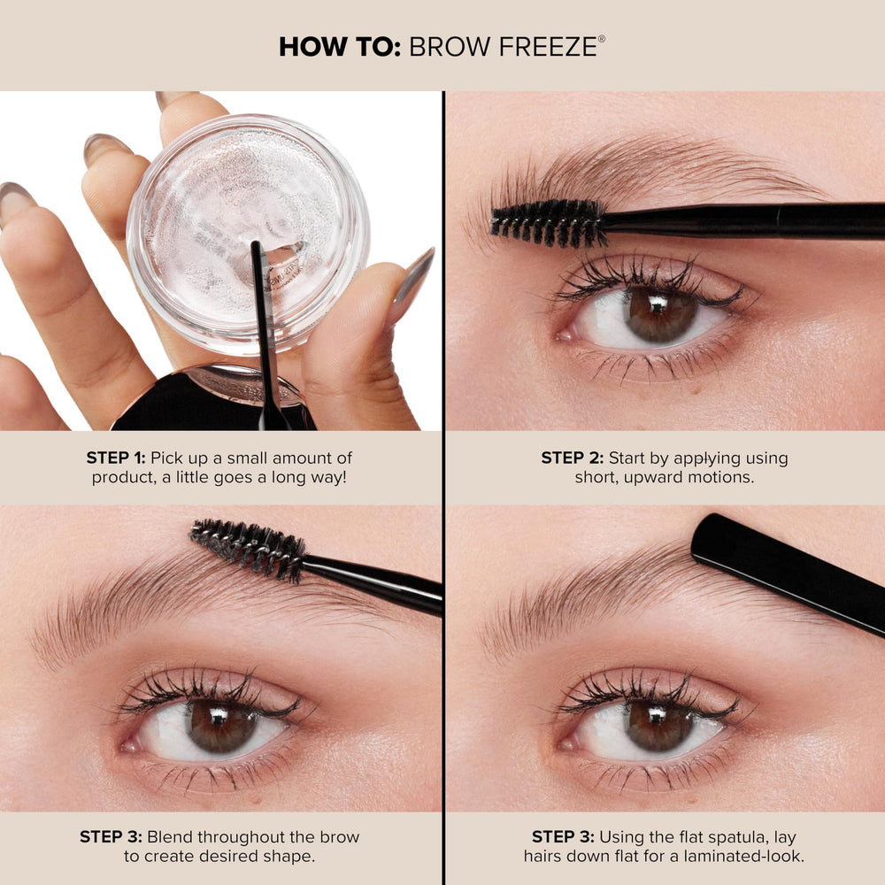 Brow Freeze convient à une routine rapide et efficace