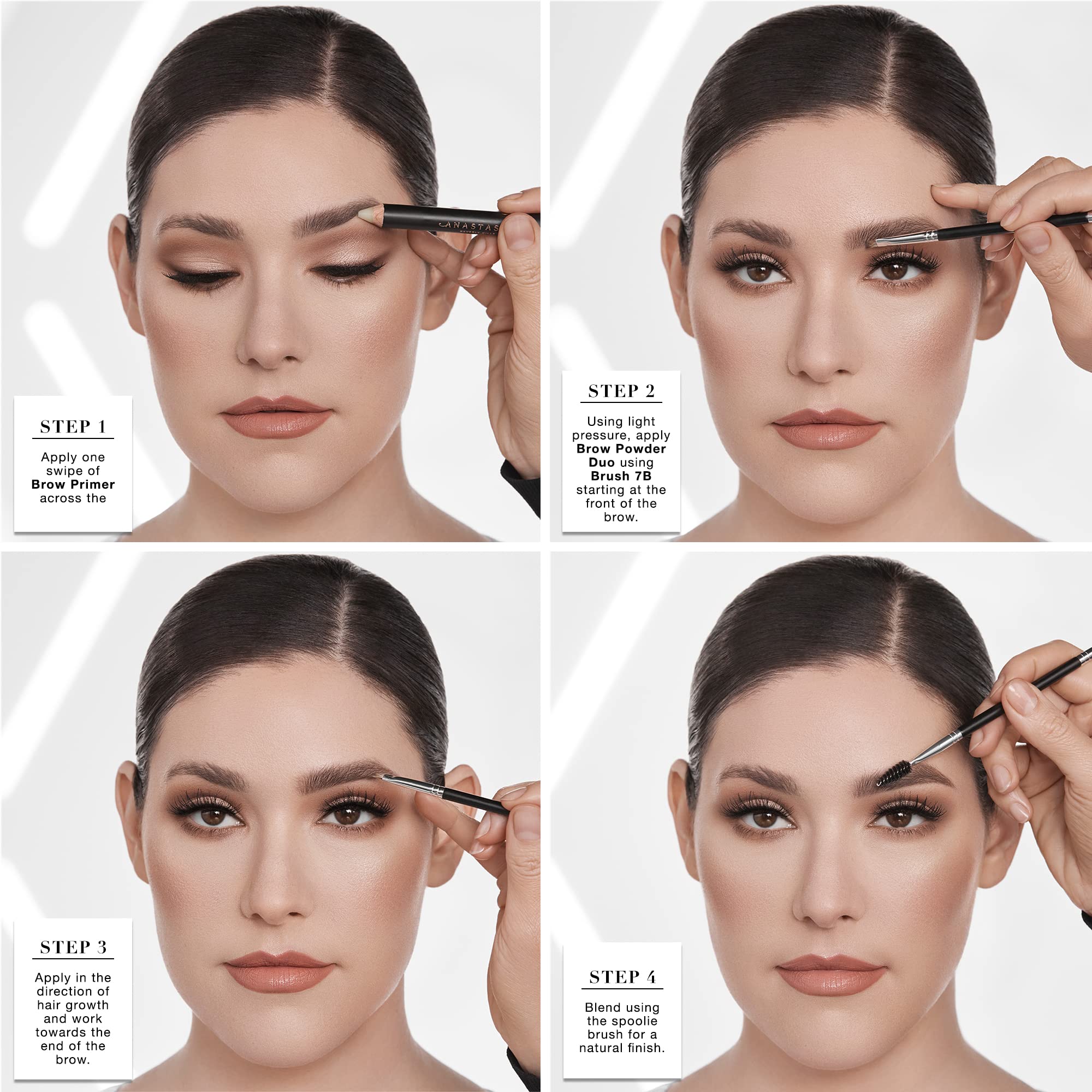 Anastasia Beverly Hills Brow Powder Duo Granite, application simple et précise.