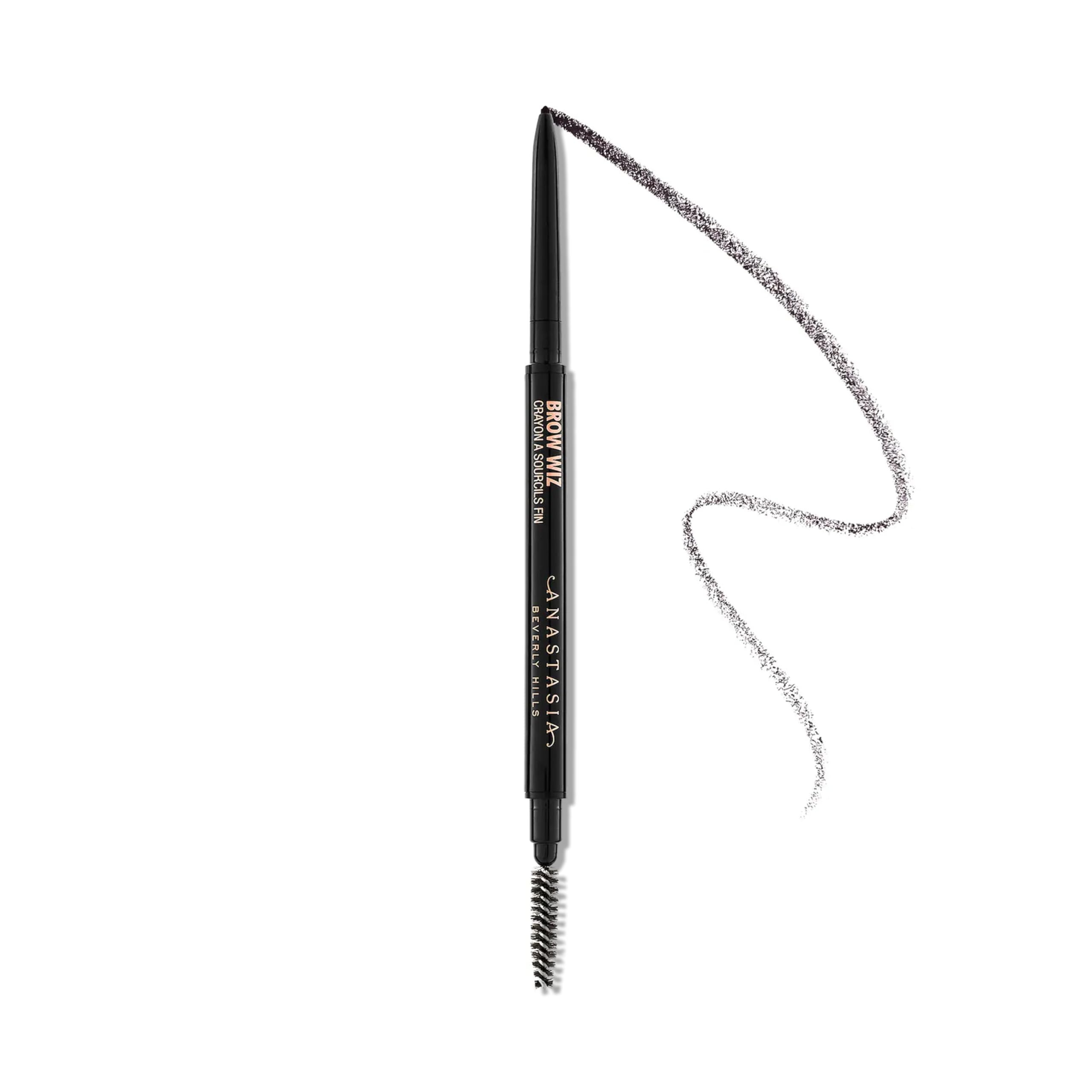 Anastasia Beverly Hills Brow Wiz Ebony, pointe fine pour tracé précis des sourcils.