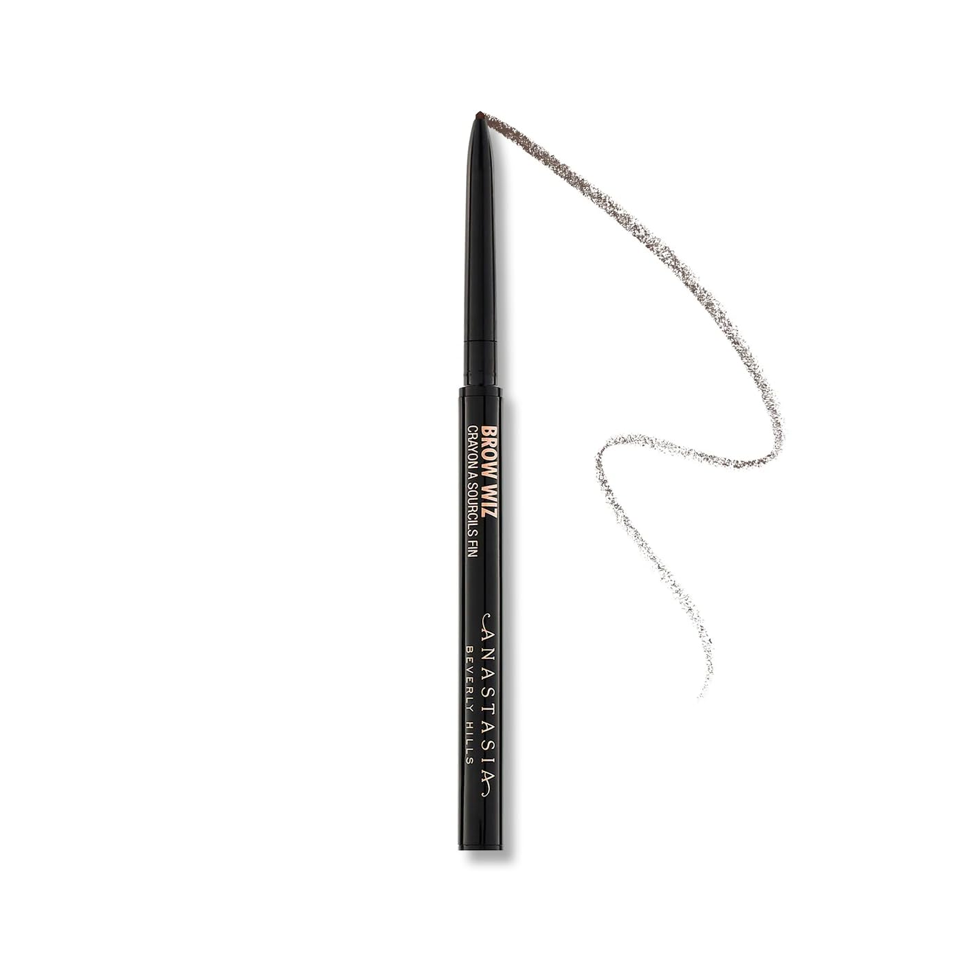 Anastasia Beverly Hills Brow Wiz Mini Soft Brown — crayon sourcils fin pour définition précise.