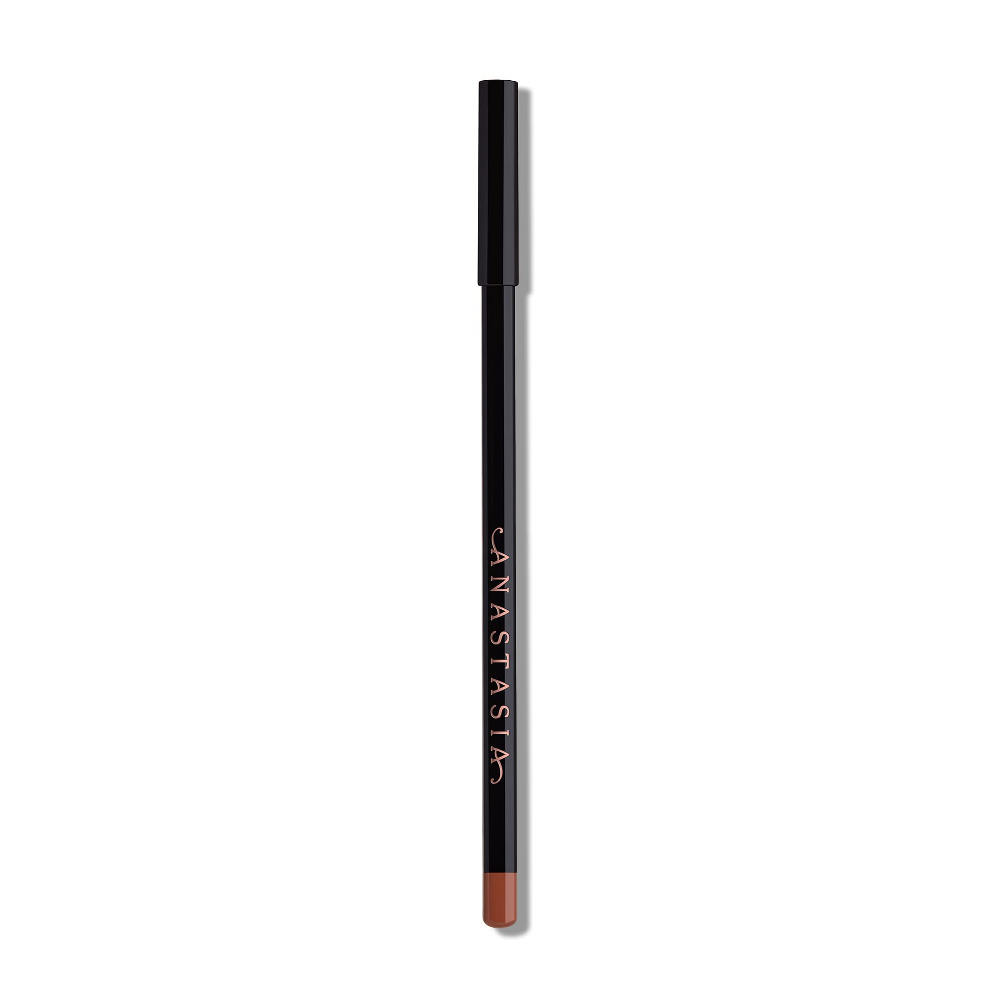 Texture veloutée et fini velours-matte du crayon Anastasia Beverly Hills Cool Brown.