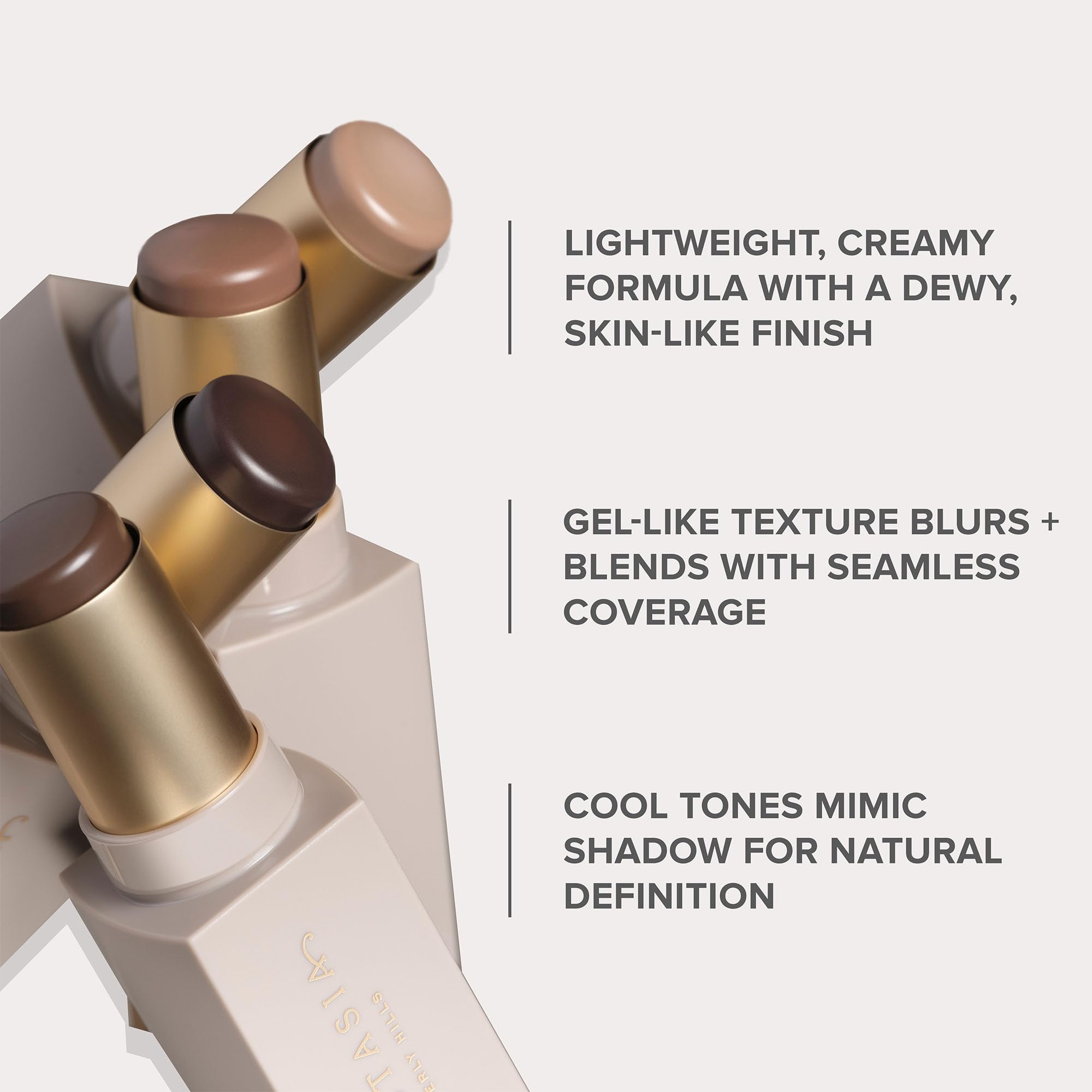 Anastasia Beverly Hills Smooth Blur Contour Stick Shadow fini léger et lumineux.