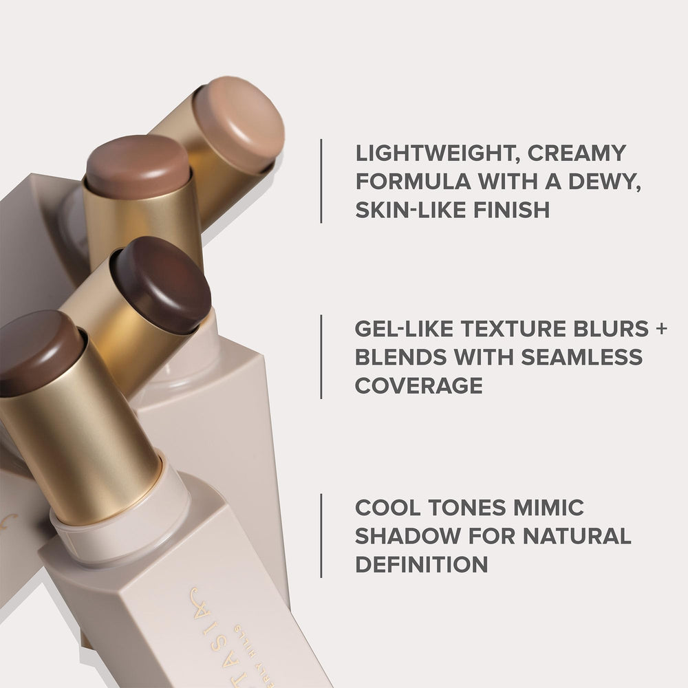 Anastasia Beverly Hills Smooth Blur Contour Stick Shadow fini léger et lumineux.