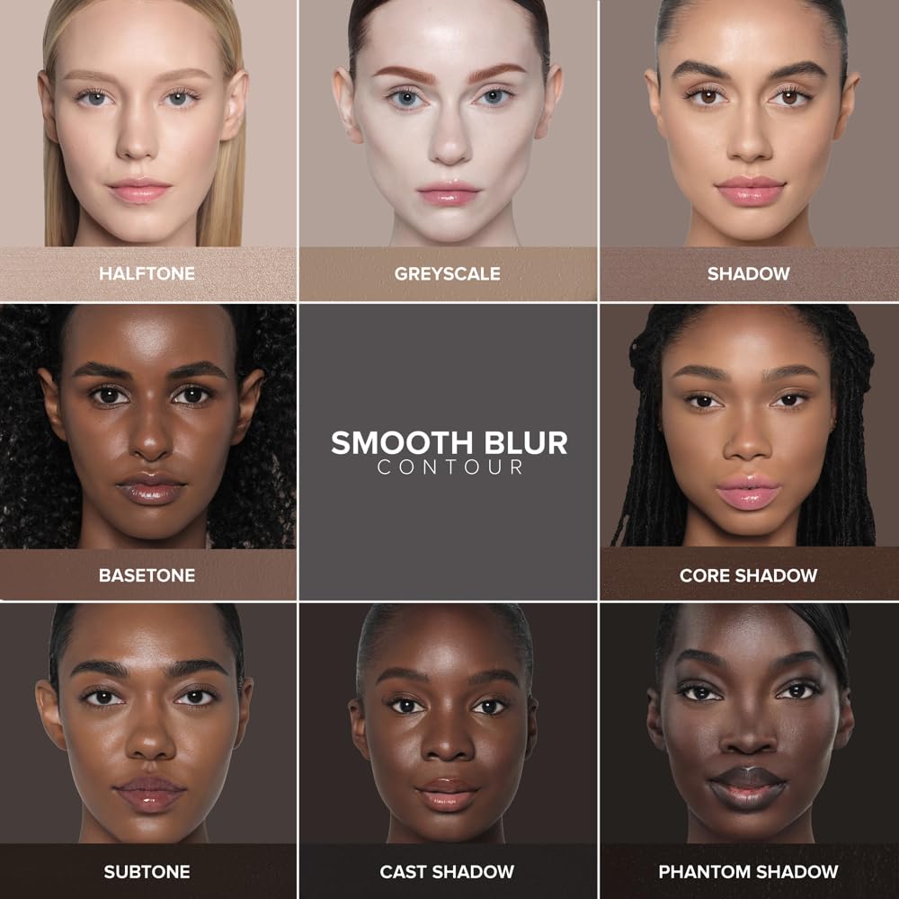 Anastasia Beverly Hills Smooth Blur Contour Stick Shadow texture gel-crème légère.