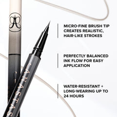Anastasia Beverly Hills MicroStroke Brow Pen – application précise, sourcils plus structurés.