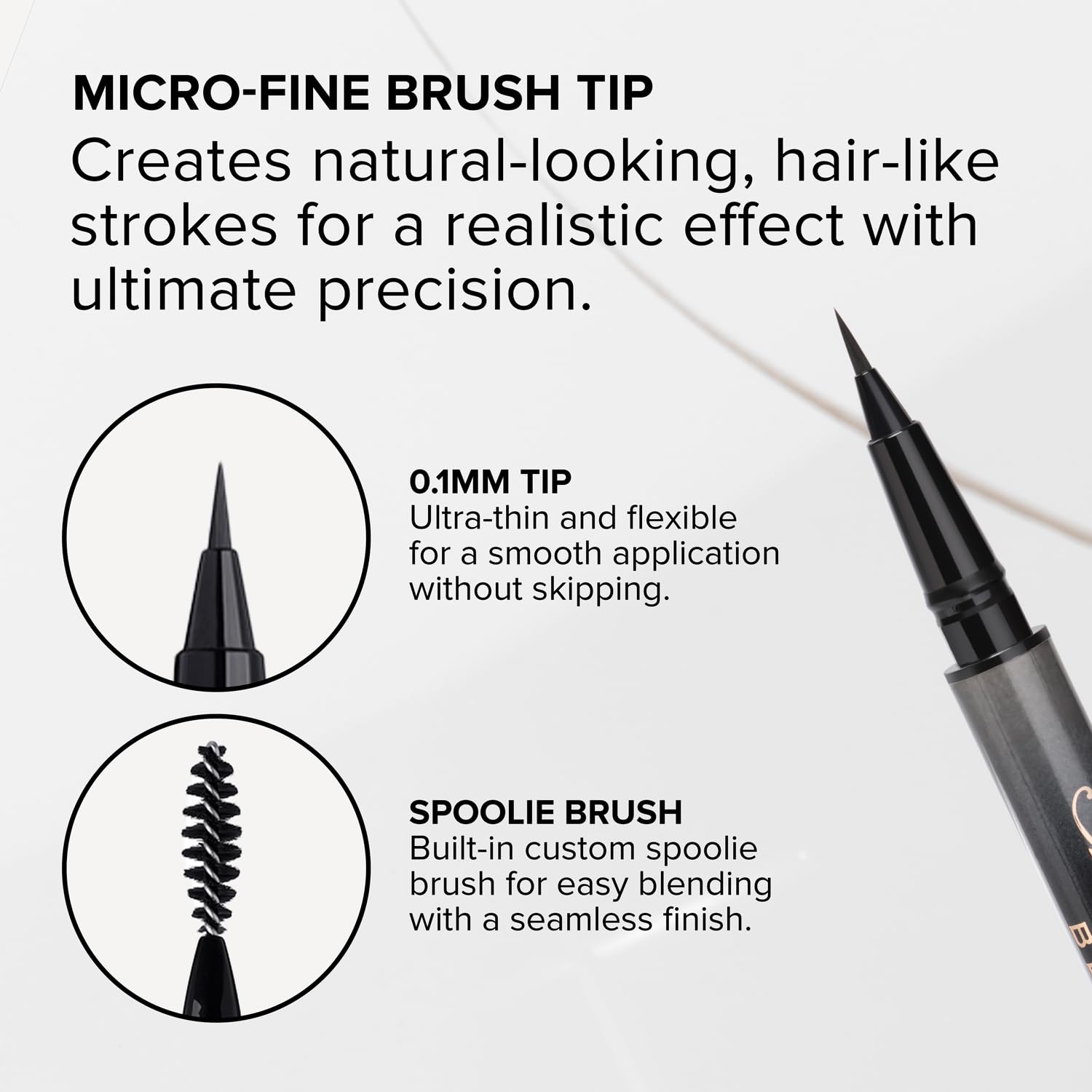Anastasia Beverly Hills MicroStroke Brow Pen – tenue jusqu’à 24 heures pour une journée sans retouche.