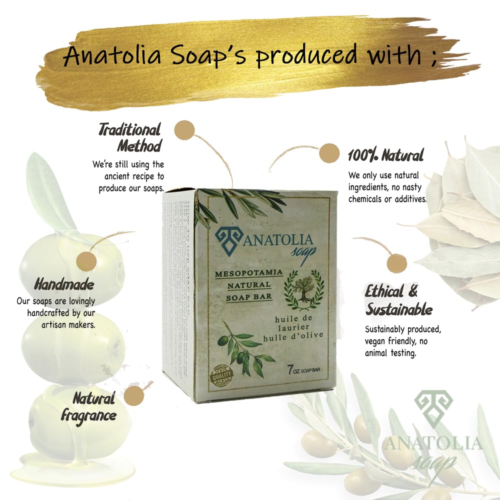 Étiquette simple et naturelle Anatolia Soap Aleppo
