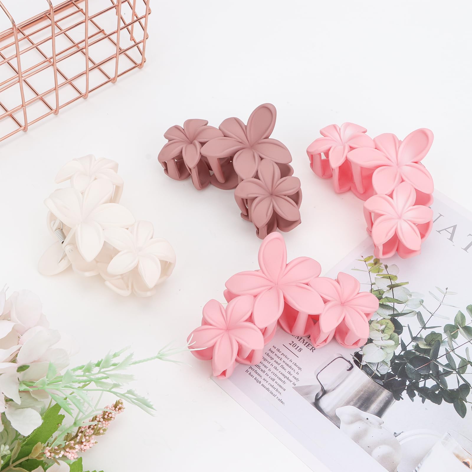 ANBALA broche fleur hawaïenne plage – parfaite pour les journées plage