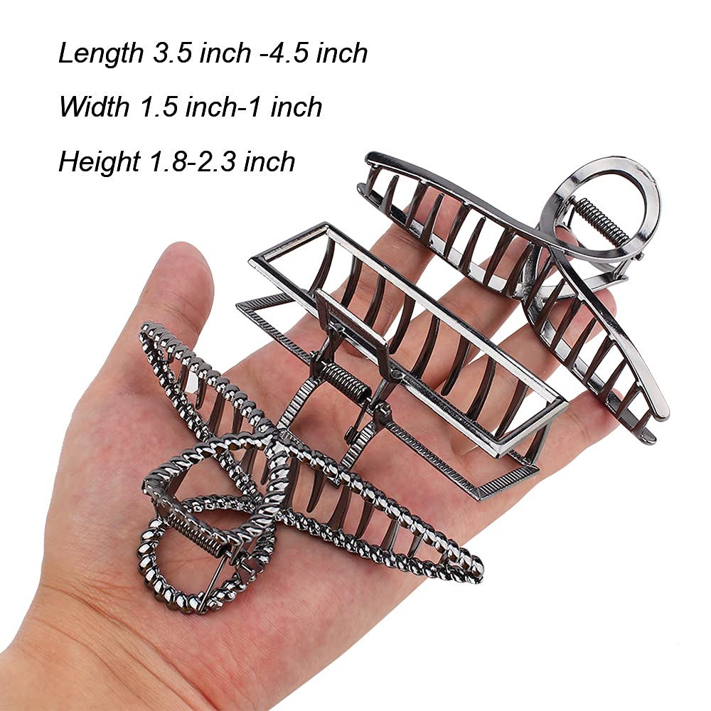 ANBALA pince arc noir – ligne arquée, accessoire polyvalent.