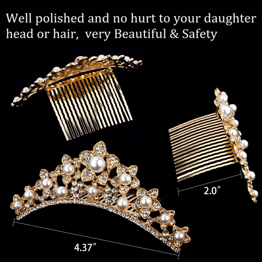 ANBALA tiare cristaux strass brillants argent: détails scintillants pour motifs.