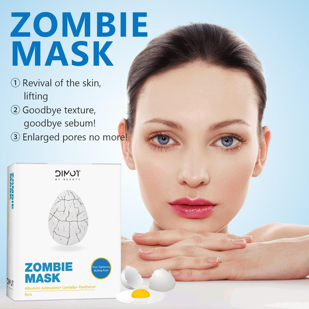 ANCAI Zombie Masque Argile Texture : texture argileuse pour une expérience sensorielle.