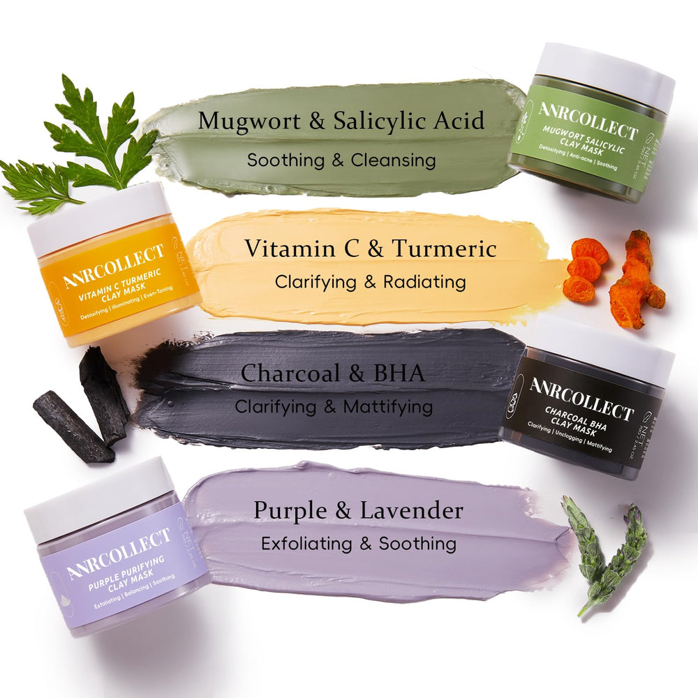 ANRCOLLECT masque argile armoise salicylique: apaisement et détoxification légère