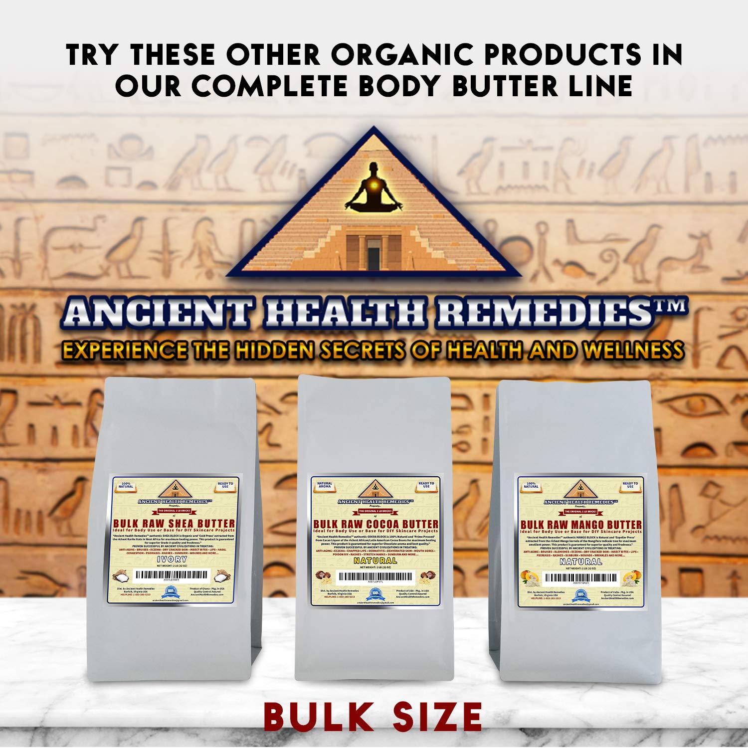 Ancient Health Remedies Base neutre pour visage et corps, prêt pour vos recettes.