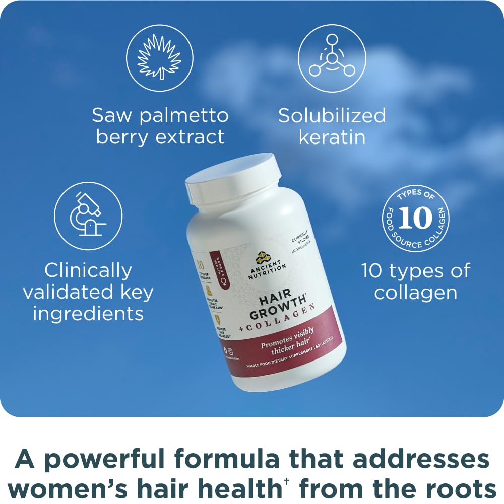 Ancient Nutrition boite-60-capsules montre la présentation et l'utilisation pratique.