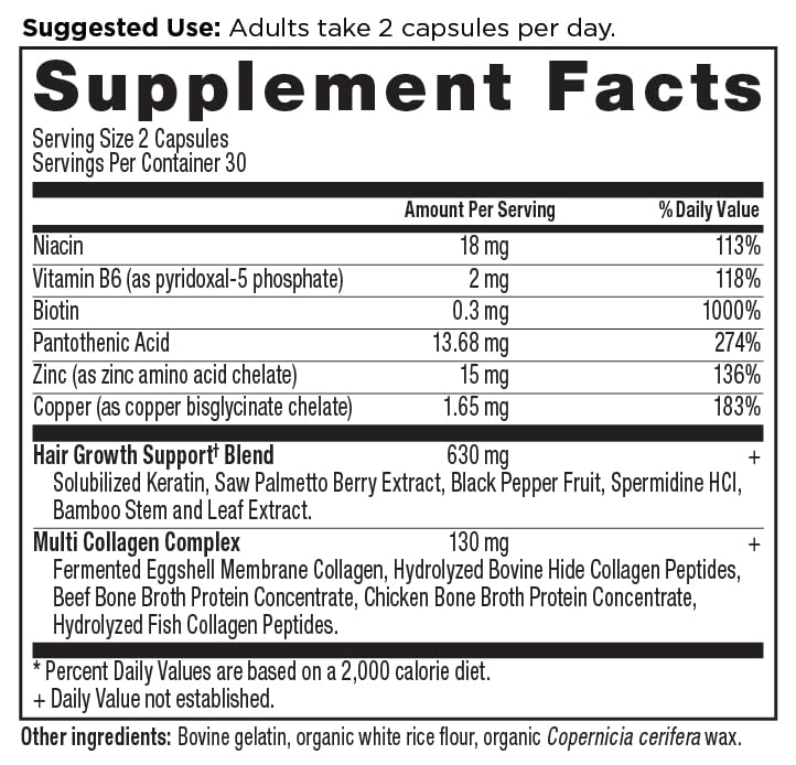 Ancient Nutrition prise quotidienne-2 capsules, simple avec boisson.