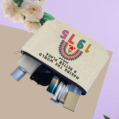 Etui maquillage portable ancpeany 10x7po, parfait pour voyage