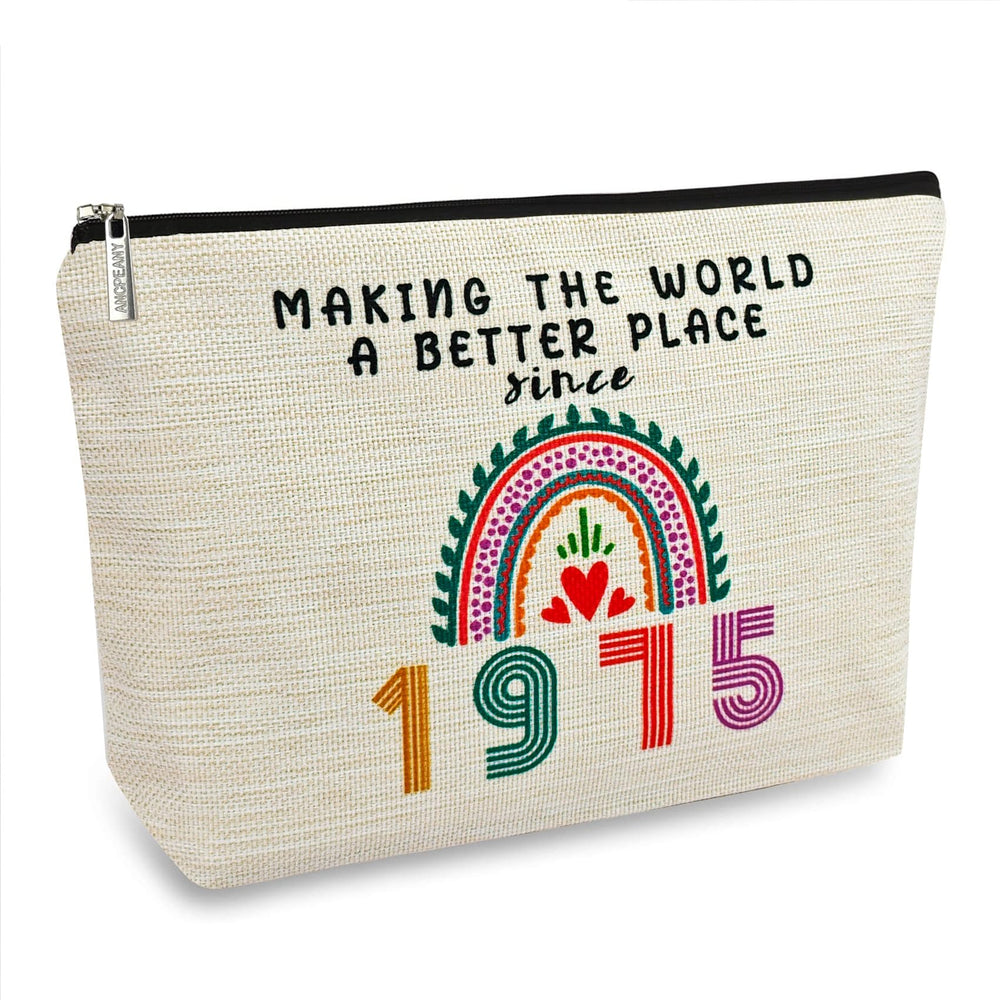 Trousse maquillage ancpeany 50e anniversaire, idéale pour voyage rapide