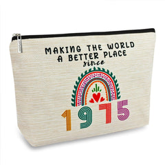 Trousse maquillage ancpeany 50e anniversaire, idéale pour voyage rapide