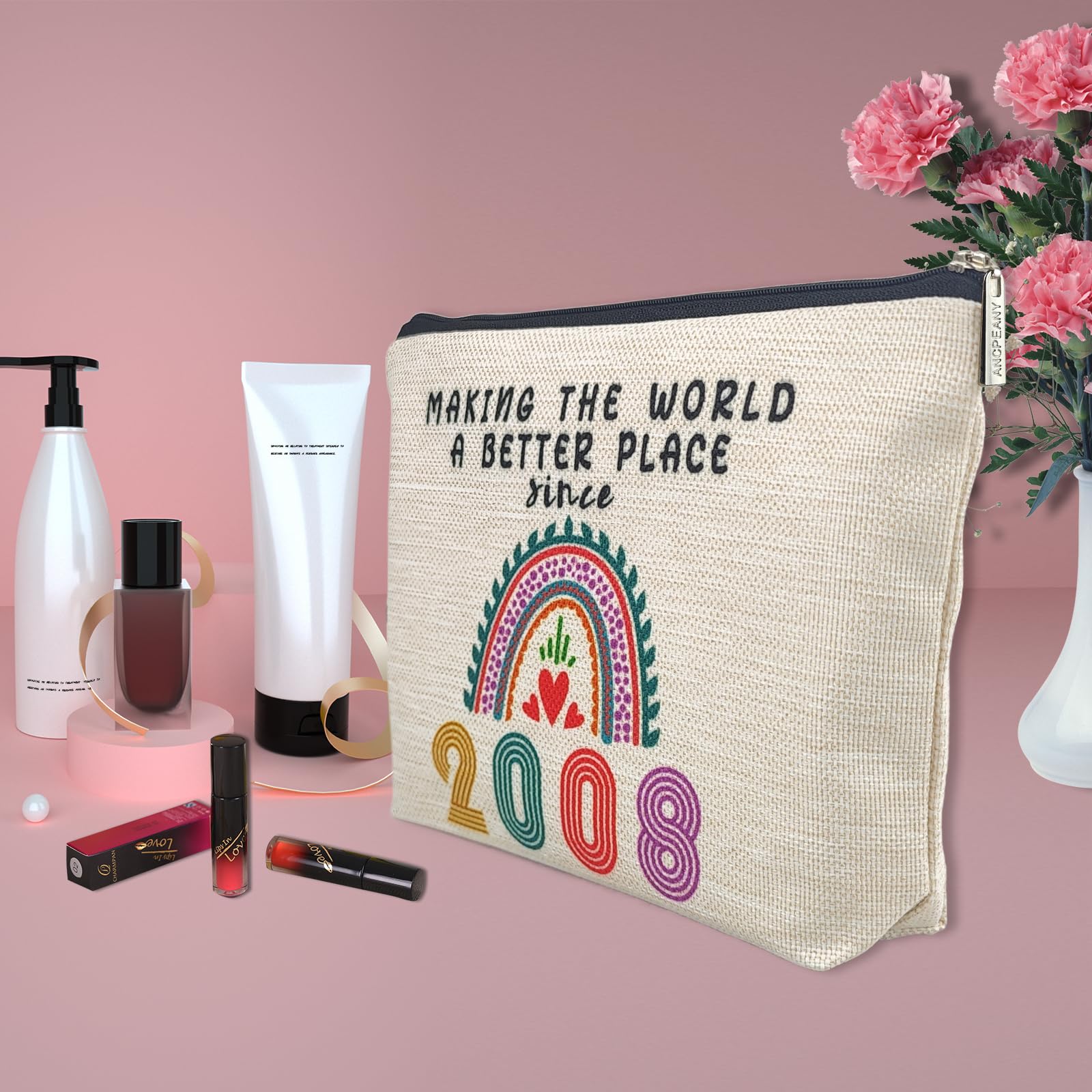Trousse voyage ancpeany, rangement compact pour accessoires beauté et soins.