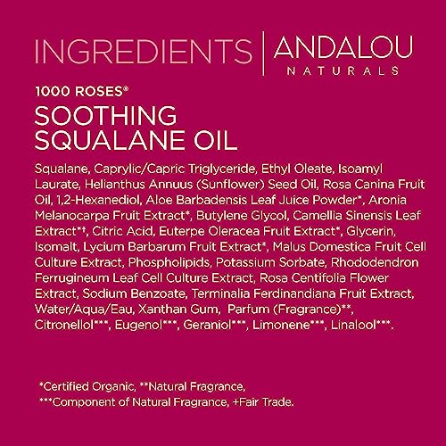 Andalou Naturals 1000 Roses flacon compact et pratique pour la trousse beauté.