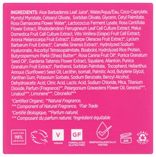 Postbiotiques inclus dans la crème nocturne 1000 ROSES pour soin du soir