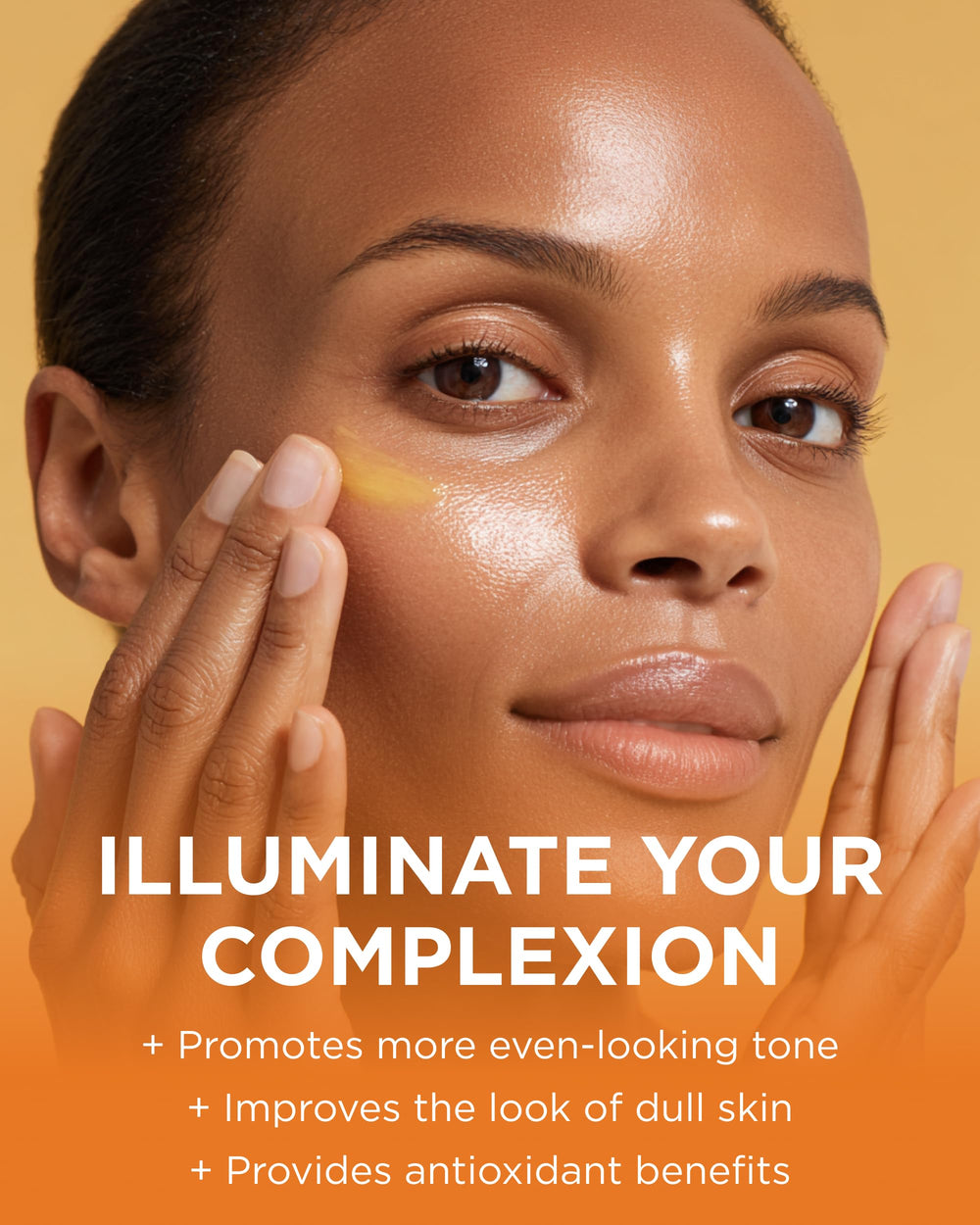 Andalou Naturals Turmeric + C Enlighten Serum: application-serum-visage pour absorption douce et efficace.