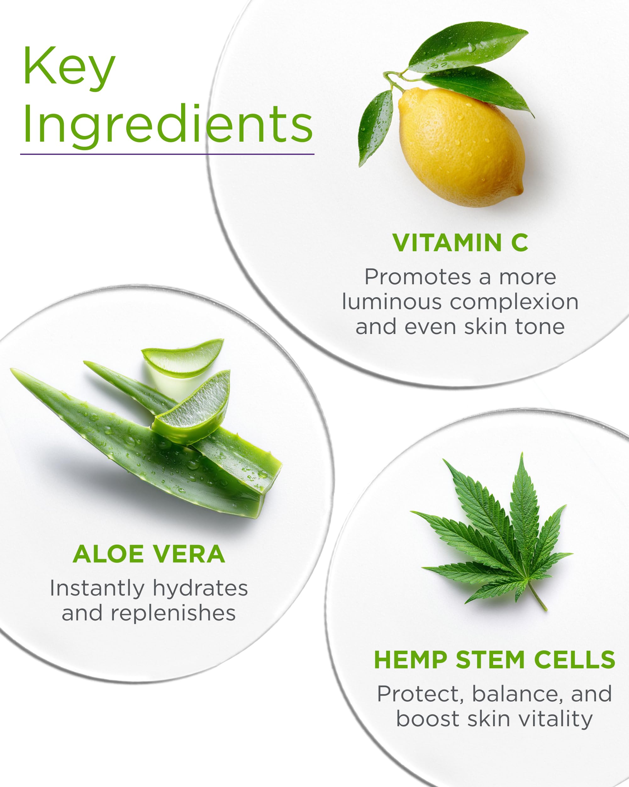 Fruit Stem Cell Science dans Cannacell Happy Day Cream pour revitaliser l’éclat.