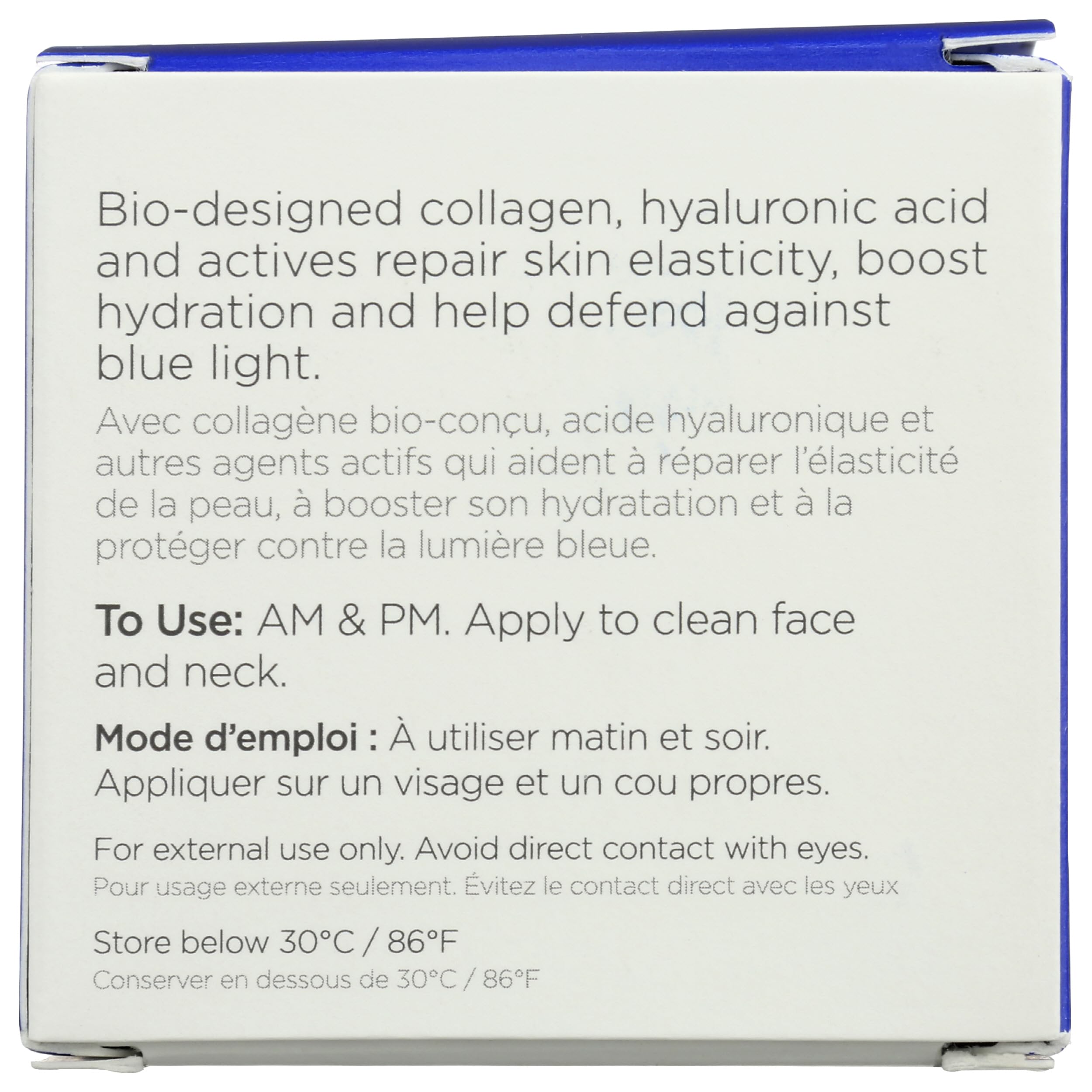 Application matin et soir de la crème hydratante Andalou Naturals sur le visage.