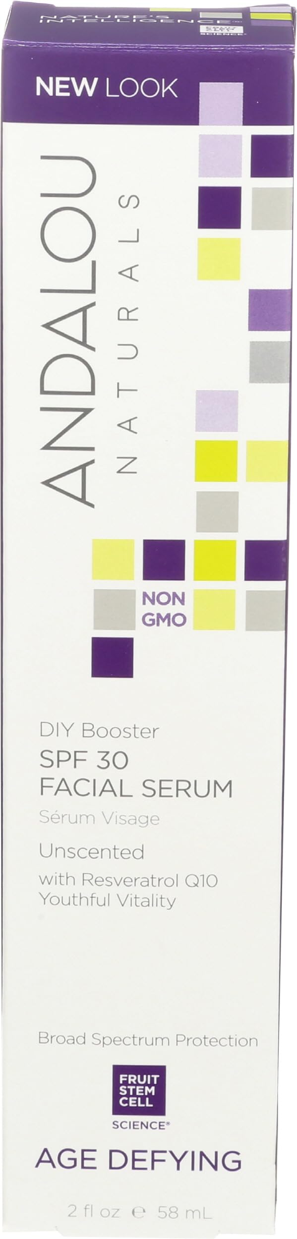 Andalou Naturals DIY Booster SPF 30 Sérum Visage protège et hydrate la peau.