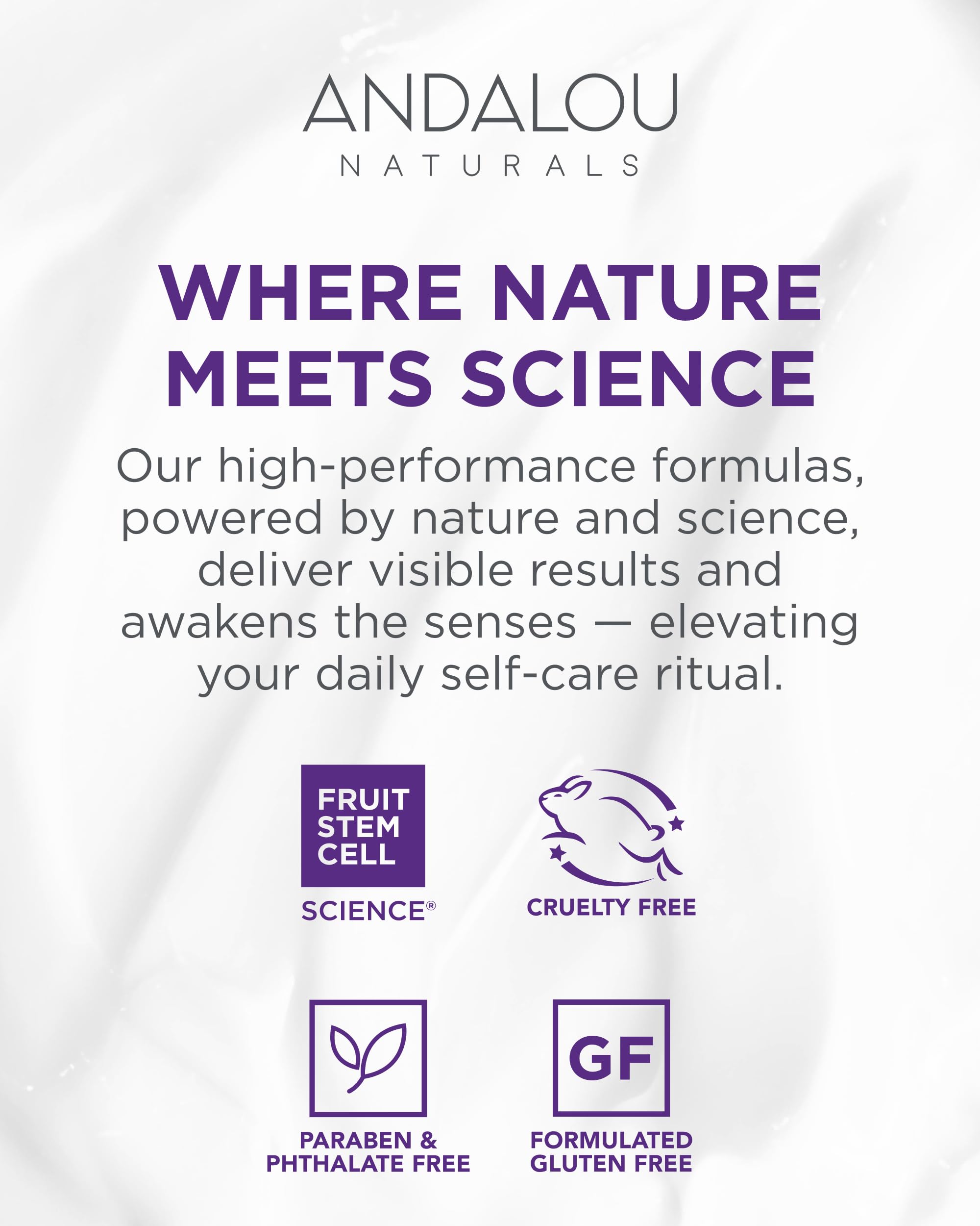 Flacon Goji Peptide Andalou Naturals avec étiquette naturelle et sans cruauté