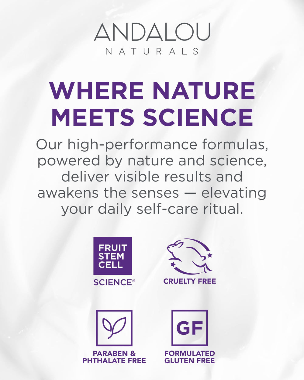 Flacon Goji Peptide Andalou Naturals avec étiquette naturelle et sans cruauté