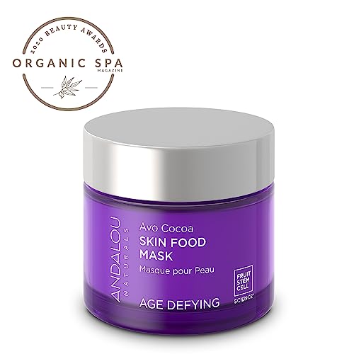 Texture crèmeuse du masque Andalou Naturals Avocat-Cacao.