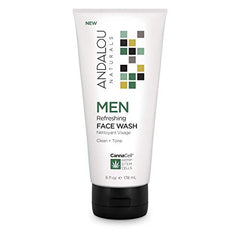 Andalou Naturals Men Refreshing Face Wash : étiquette détail et informations ingrédients naturels