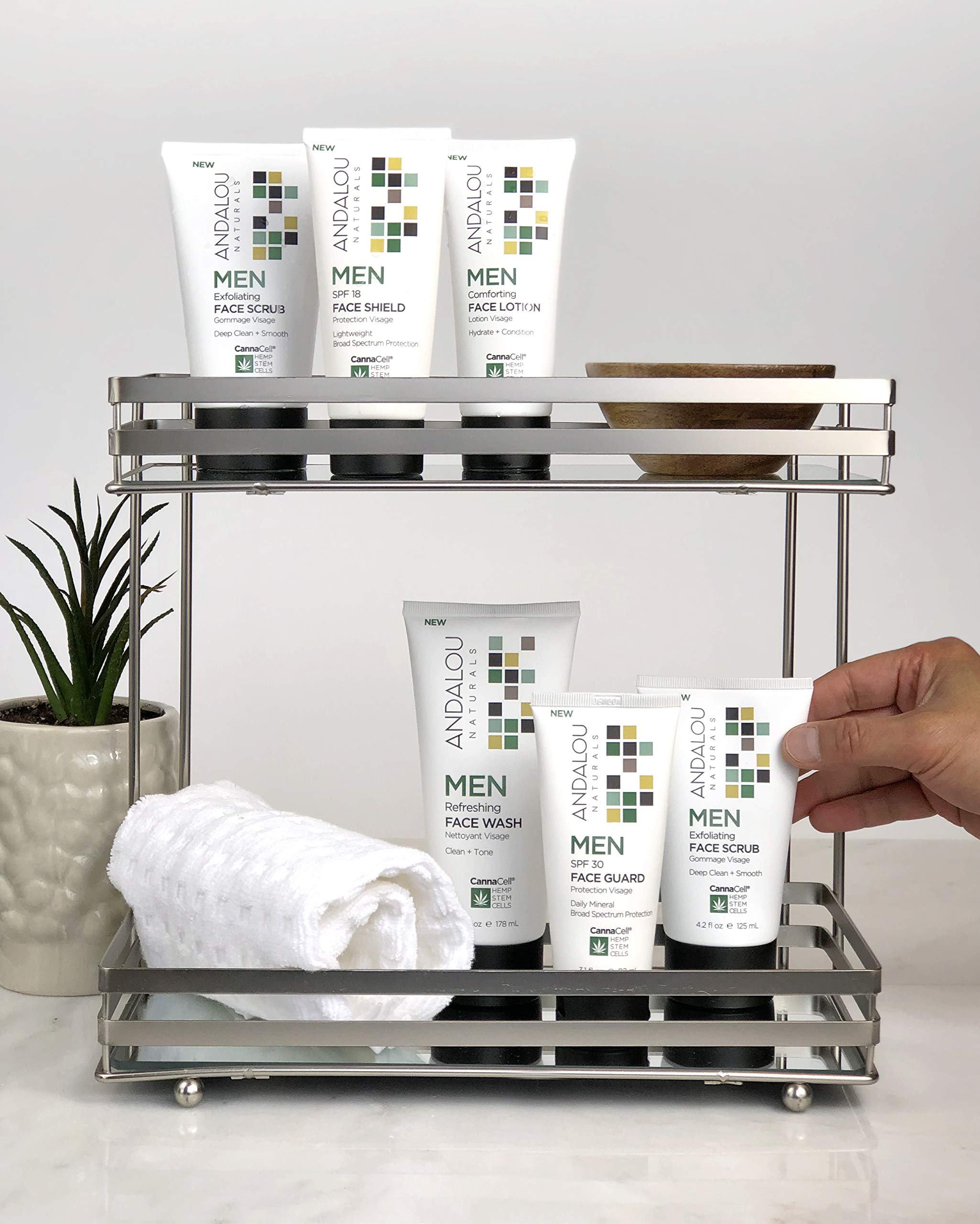 Andalou Naturals Men Refreshing Face Wash : texture légère prête au rasage