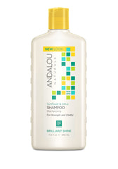 Andalou Naturals Shampoing Tournesol Agrume – bouteille prête à prolonger l'éclat des cheveux.