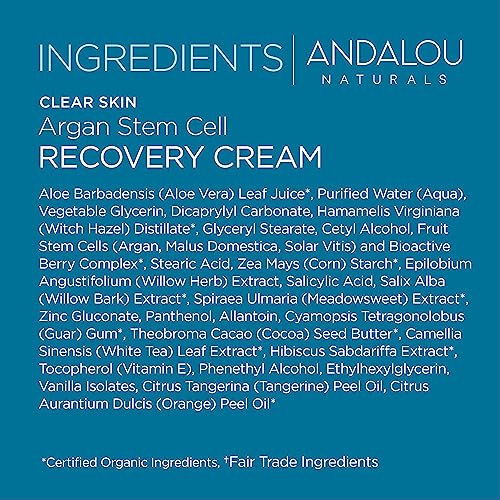 Soin Andalou Naturals pour peau grasse ou réactive, fini frais et clair.