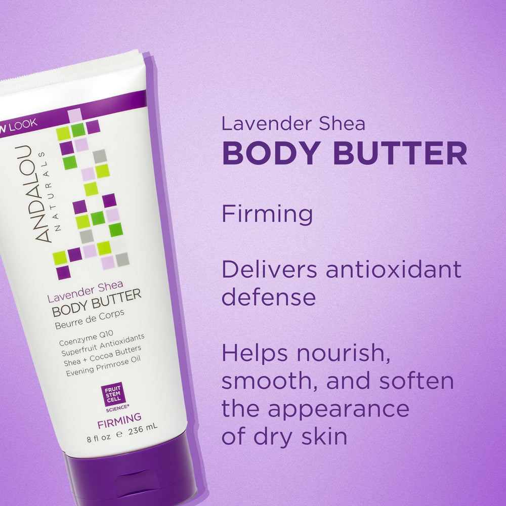 Crème corporel Andalou Naturals: application rapide et peau douce.