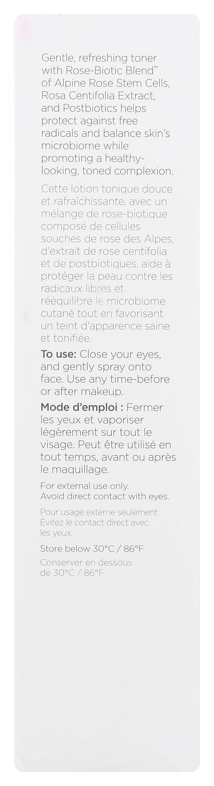 Tonique Andalou Naturals 1000 Roses, brume visage légère et hydratante.