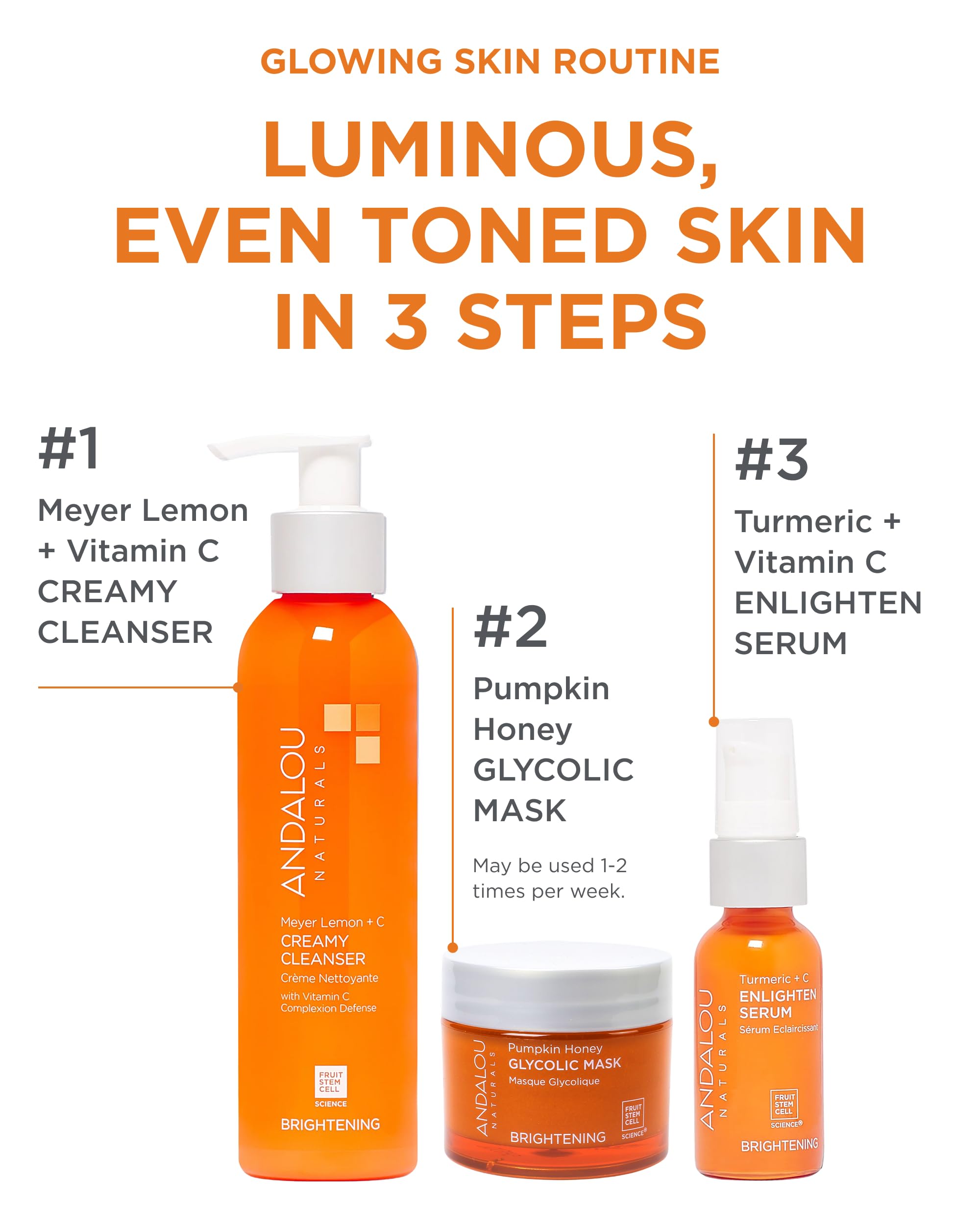 Vitamine C et teint lumineux grâce au masque Pumpkin Honey Glow.