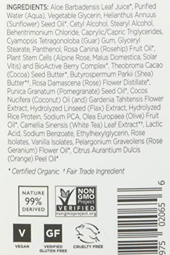 Emballage élégant et design harmonieux du conditionneur Andalou Naturals