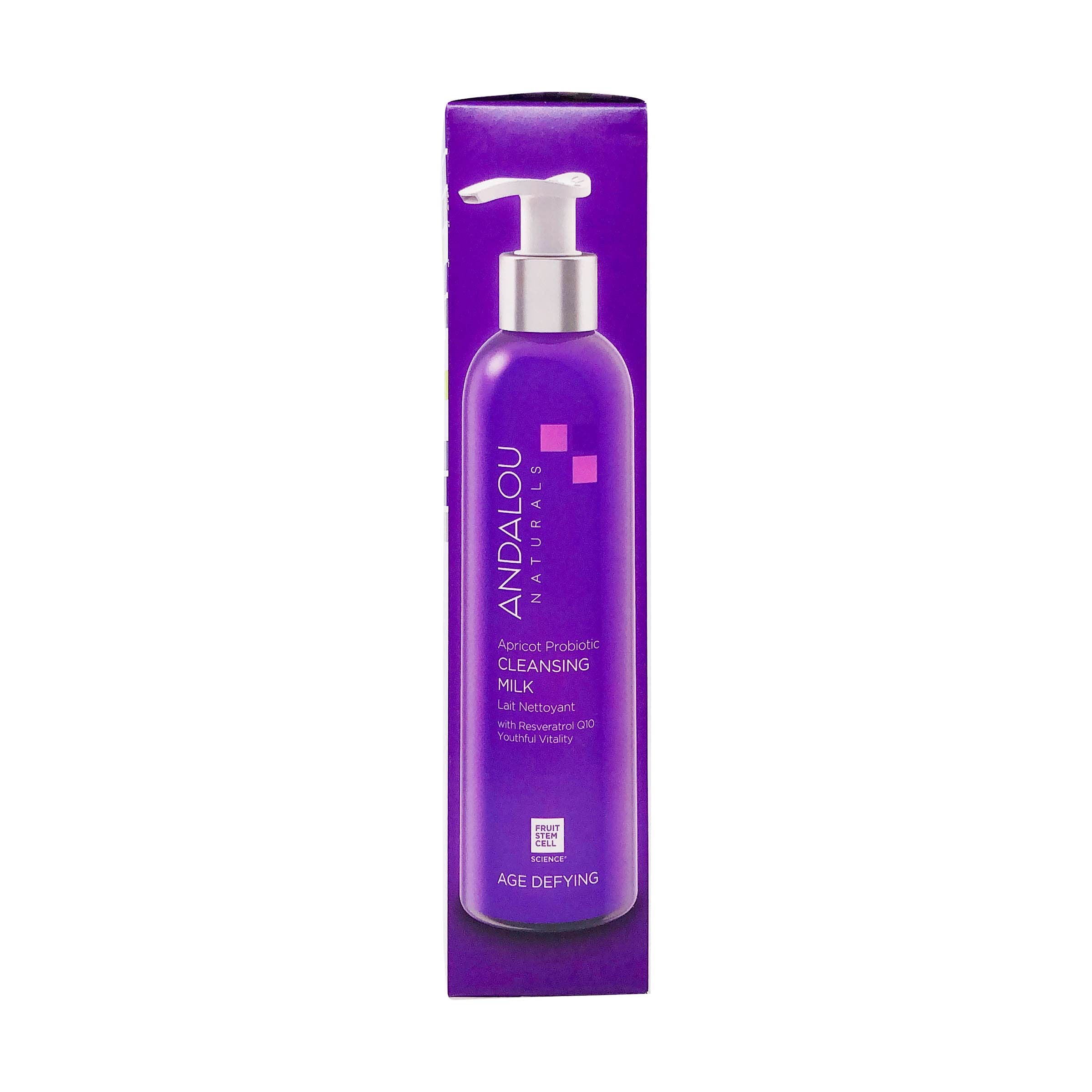 Extrait complexe cellules souches fruits pomme et raisin dans le soin Andalou Naturals