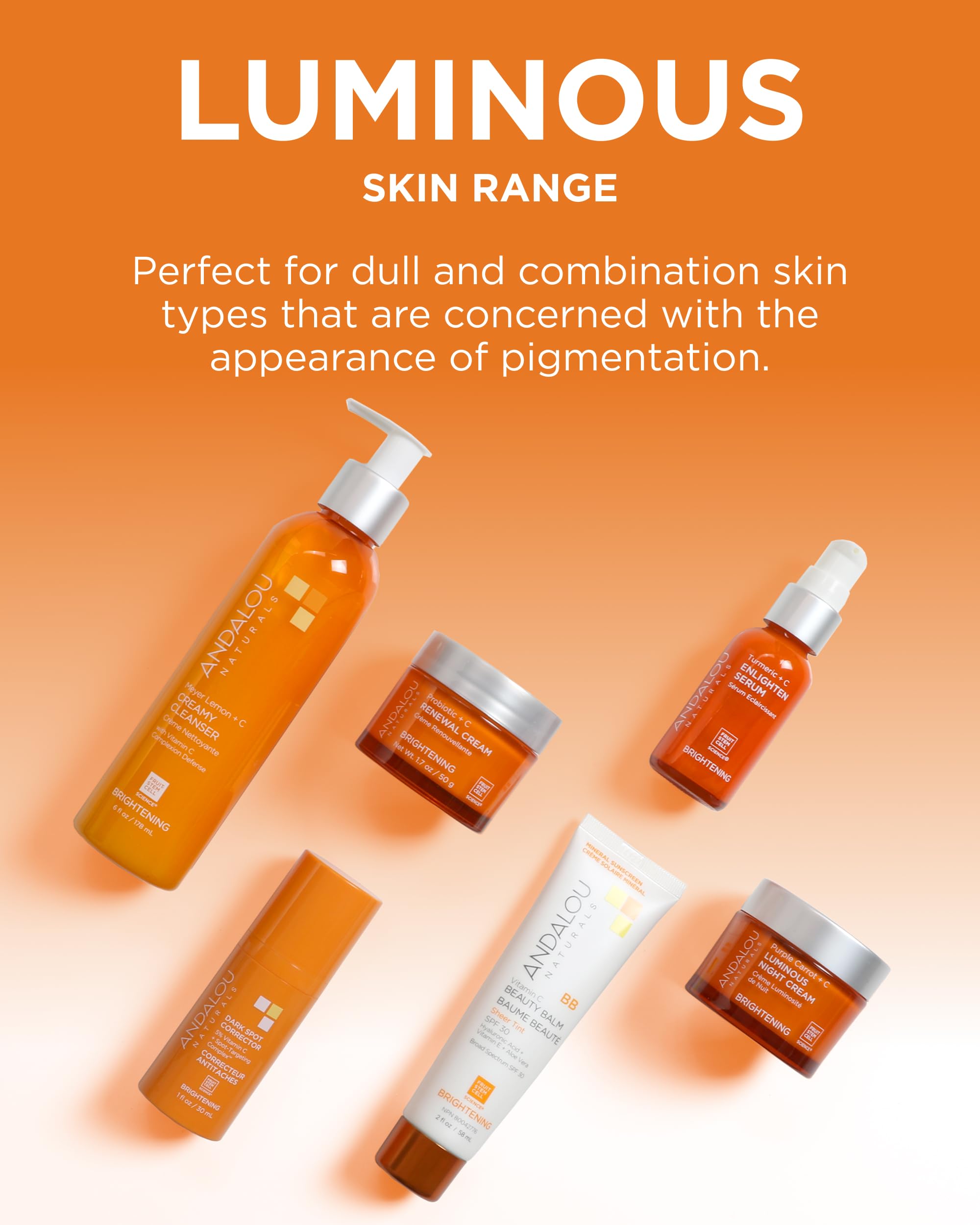 Utilisation quotidienne par Andalou Naturals, seul ou sous maquillage.