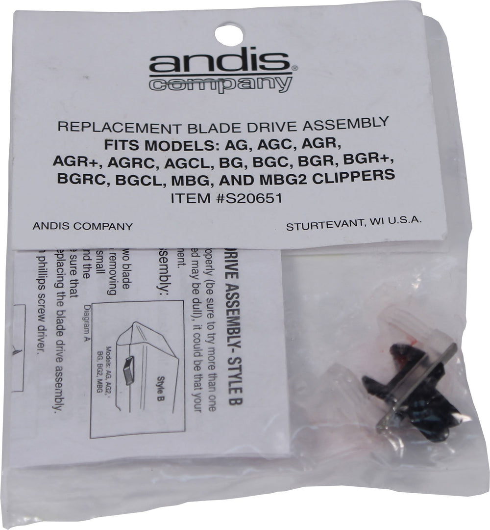 Andis Drive : levier d’assemblage de lame, pour tondeuse pour animaux, remplacement précis et efficace