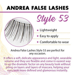  Andrea Cils Style 53 — définition des yeux et regard léger.