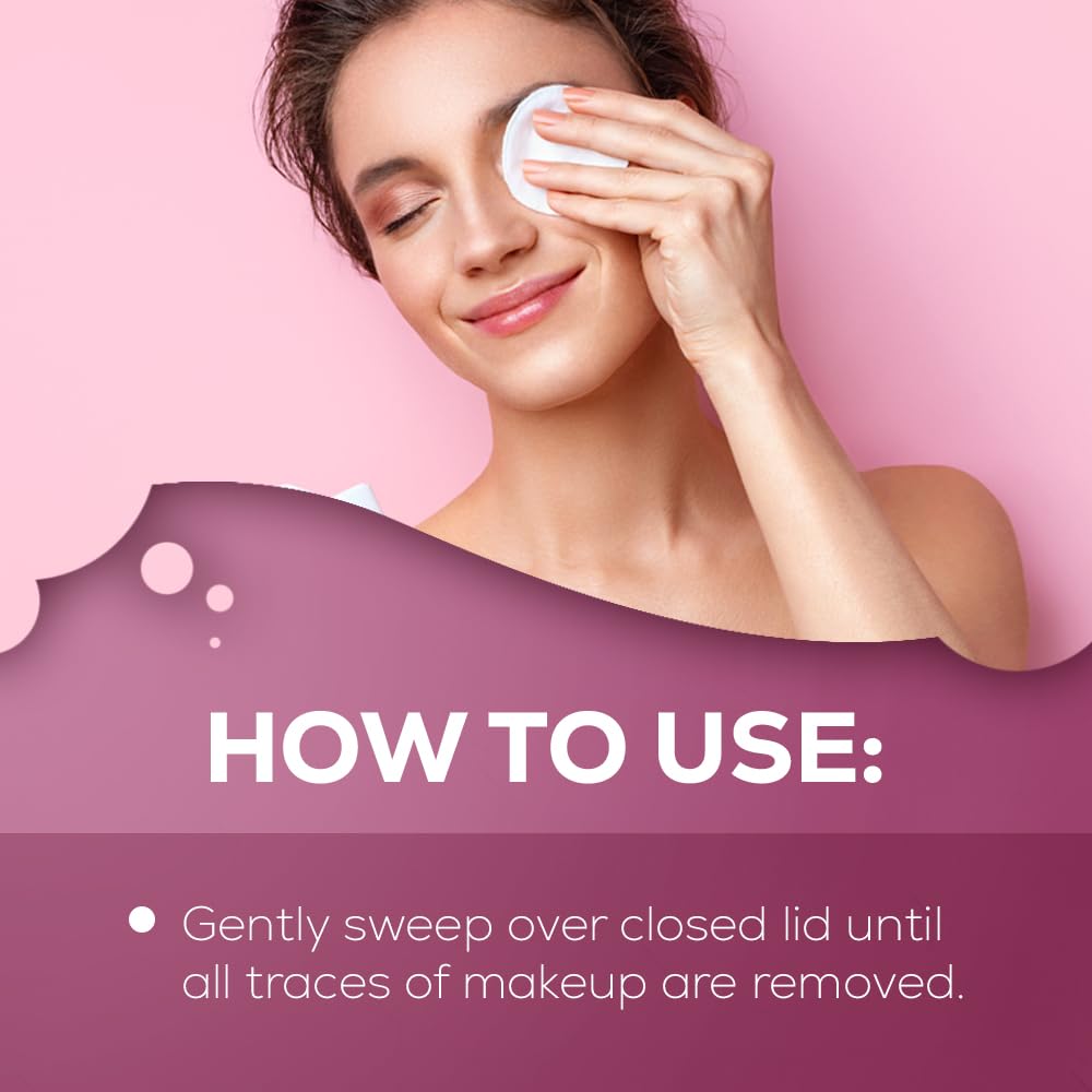 Parfait avec extensions de cils, démaquillage sûr et sans endommager l’adhésif.
