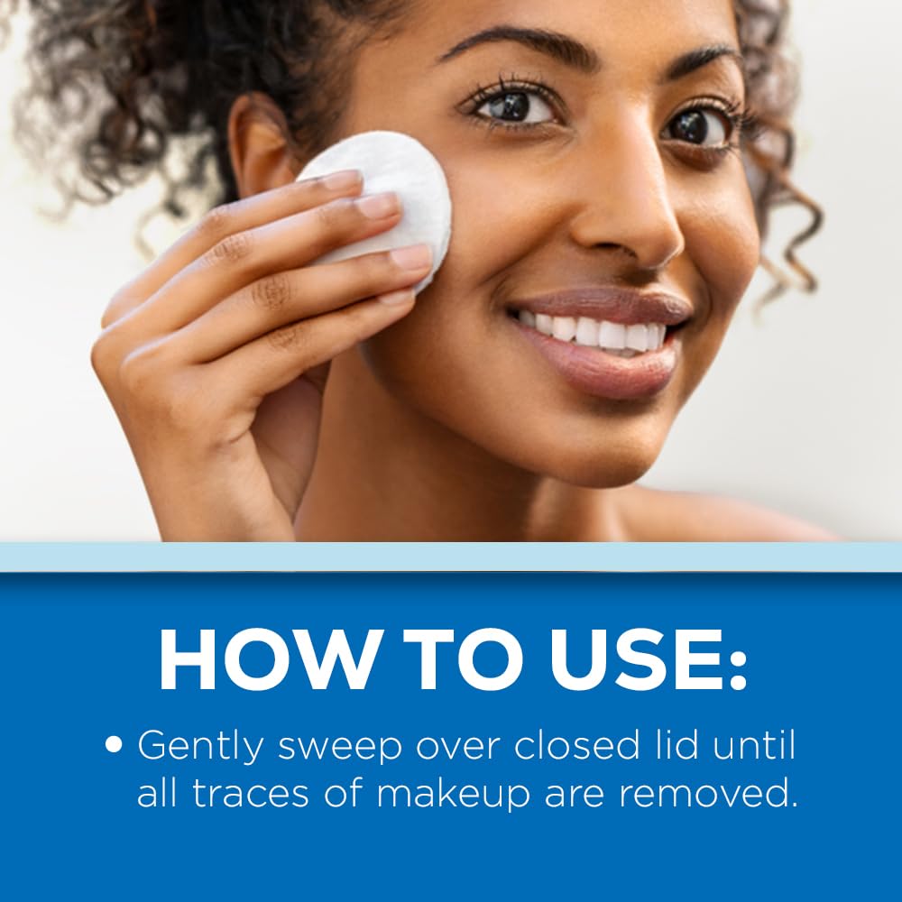 Usage quotidien avec Andrea Eye Q's pour enlever maquillage en douceur.