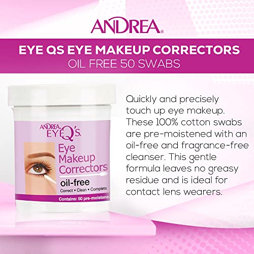 ANDREA Eyeq coton-tiges pour les yeux – correction rapide du maquillage.