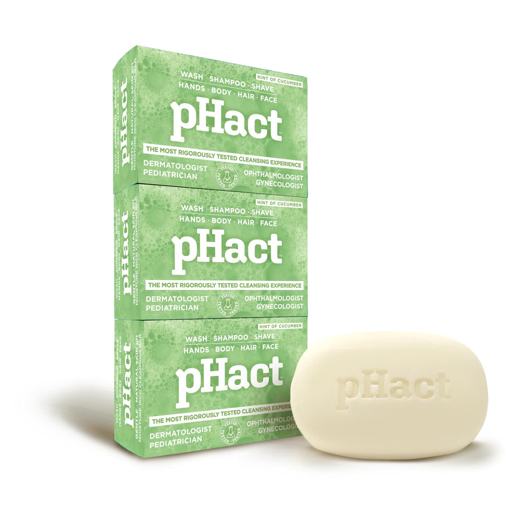 Texture riche et mousse généreuse du pHact au concombre.