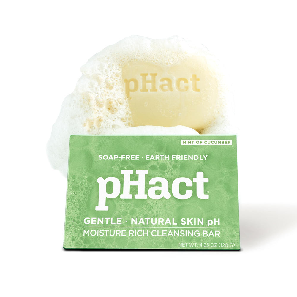 Barre pHact d ANDREW LESSMAN au concombre pour nettoyage en douceur.